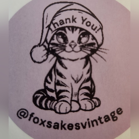 100 Christmas Customized Thank You Stickers - pick one design - Picture 4 of 16